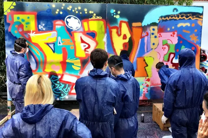Teambuiulding Graffiti Workshop