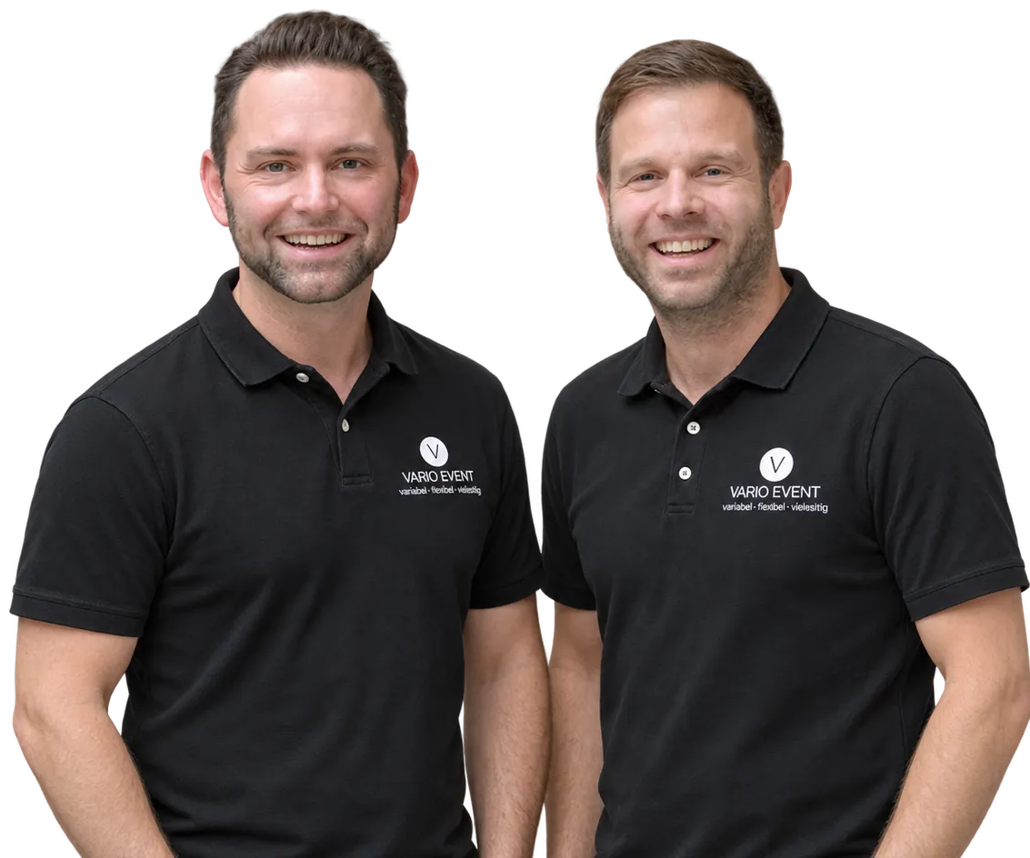 Jan Schloo und Daniel Ernst, Geschäftsführung VARIO EVENT